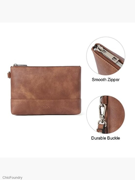 Womens Faux Leather Backpack Purse with Detachable Wristlet Wallet main image 7